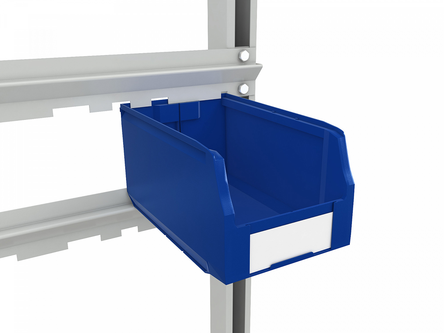 Стеллаж для пластиковых лотков SORTEX односторонний 1800x1000x450.04